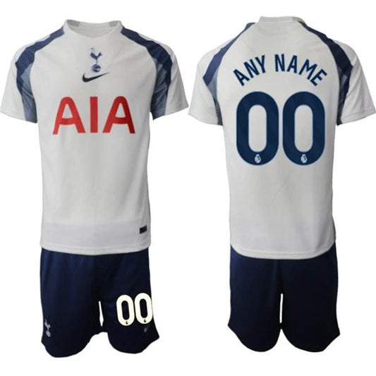 Custom Tottenham Hotspur Jersey Name, Number White Home 2025-26 Soccer Suit by Soccer Jersey