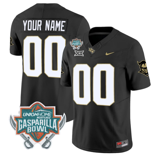 Custom UCF Knights Jersey Name and Number Unionhome Patch Vapor Football Stitched Black by My Store