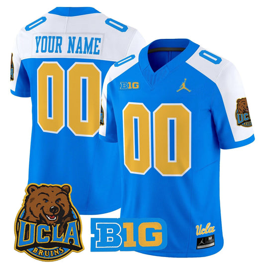 Custom UCLA Bruins Jersey Name, Number 2025 Vapor Limited Stitched Blue Alternate by NCAA Football Jersey