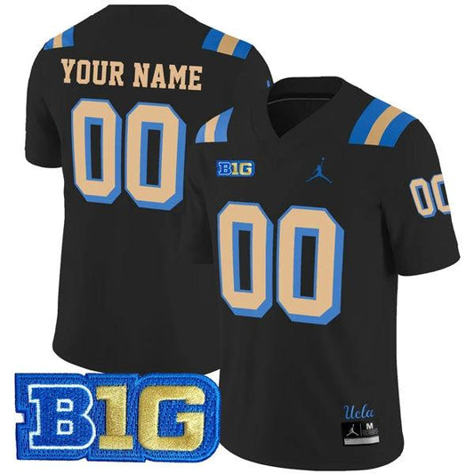 Custom UCLA Bruins Jersey Name and Number College Football Black Alternate – All Stitched by My Store