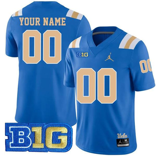 Custom UCLA Bruins Jersey Name and Number College Football Blue Home – All Stitched by My Store