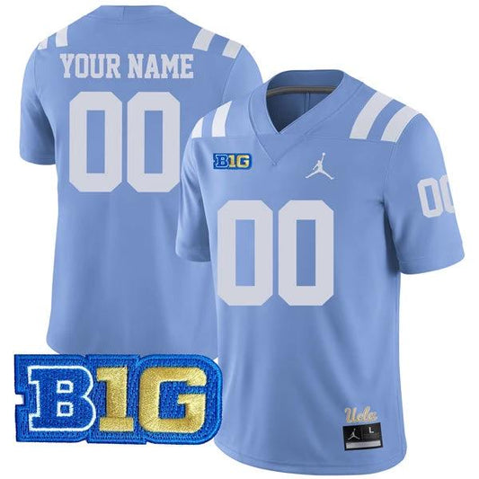 Custom UCLA Bruins Jersey Name and Number College Football Light Blue Alternate – All Stitched by My Store