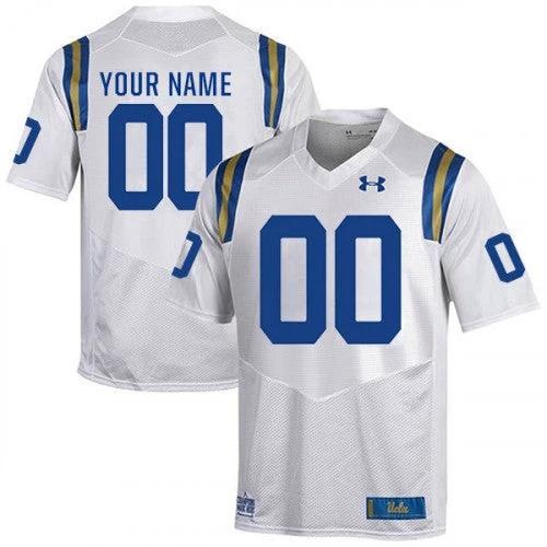 Custom UCLA Bruins Jersey Name and Number NCAA College Football White by My Store