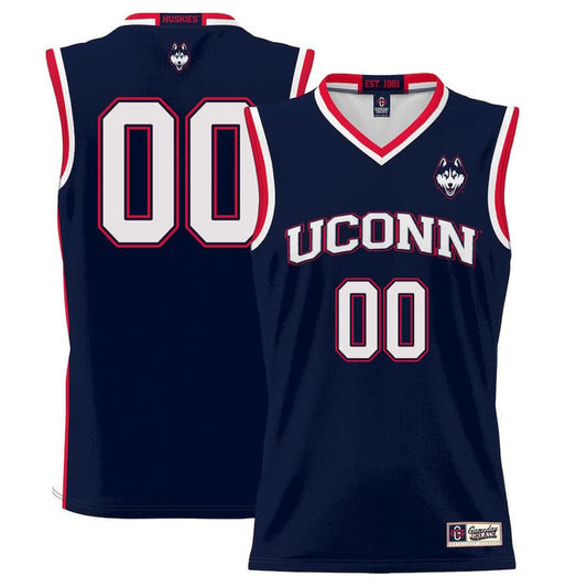 Custom UConn Huskies College Basketball Name and Number Navy by My store basketball