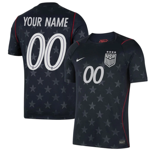 Custom USMNT Jersey Name, Number 2026 World Cup Match Stitched Stars Soccer by Soccer Jersey