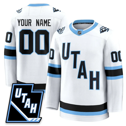 Custom Utah Hockey Jersey Mammoth 2025 Limited All Stitched White by Hockey David