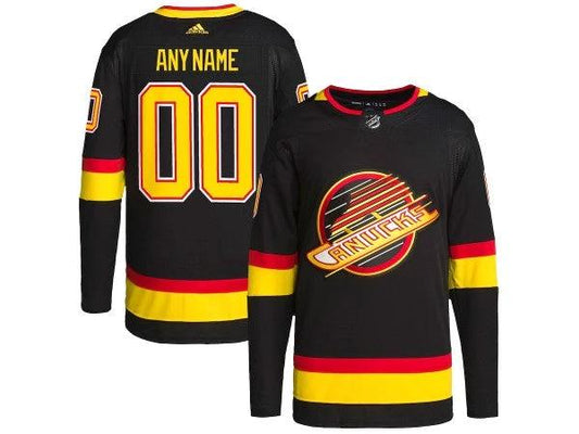 Custom Vancouver Canucks Black Alternate Jersey by Hockey David