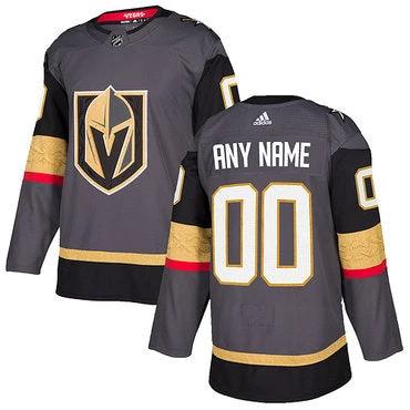 Custom Vegas Golden Knights Grey Home Stitched NHL Jersey by Hockey David