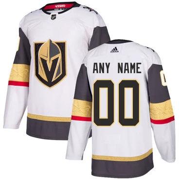 Custom Vegas Golden Knights White Stitched NHL Jersey by Hockey David