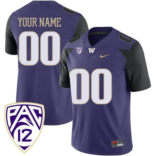 Custom Washington Huskies Jersey Name and Number College Football Purple Game – All Stitched by My Store