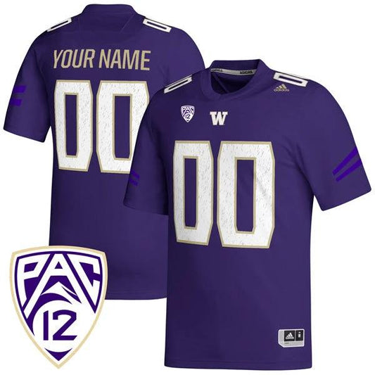 Custom Washington Huskies Jersey Name and Number College Football Purple – All Stitched by My Store