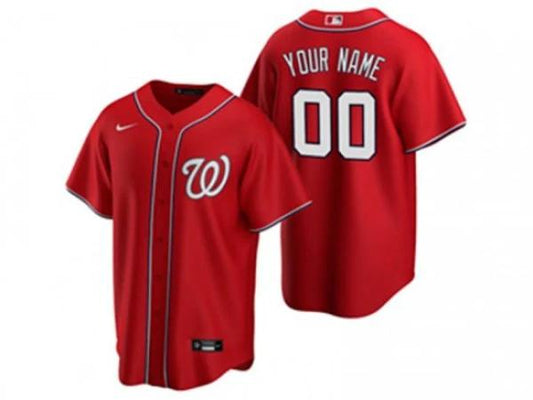 Custom Washington Nationals Cool Base Jersey by My Store