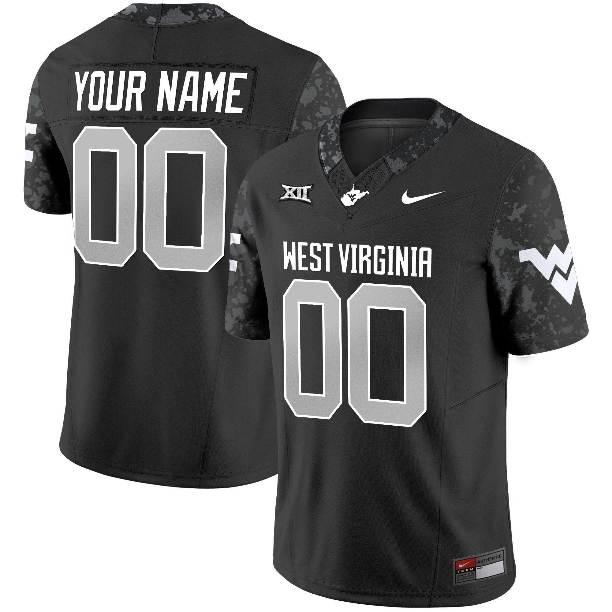 Custom West Virginia Mountaineers Jersey Name, Number 2025 Stitched Coal by My Store