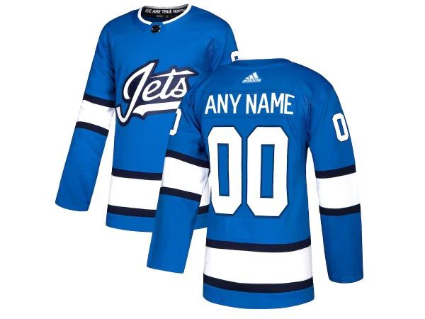 Custom Winnipeg Jets Light Blue Alternate Jersey by Hockey David