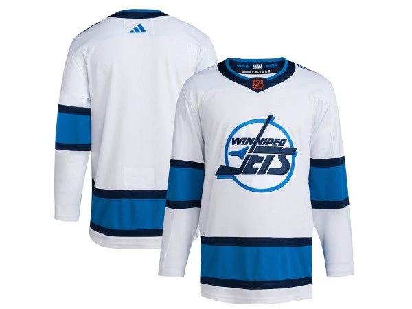 Custom Winnipeg Jets White Reverse Retro 2.0 Jersey by Hockey David