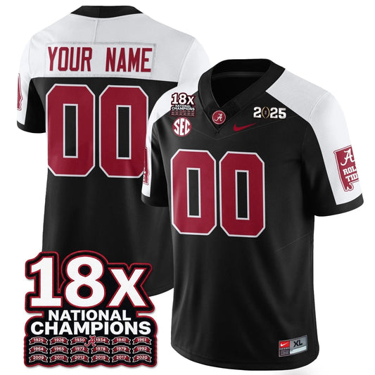 Custom Alabama Crimson Jersey 18x-Time National Champions Football Stitched by My Store NCAA Football Jerseys
