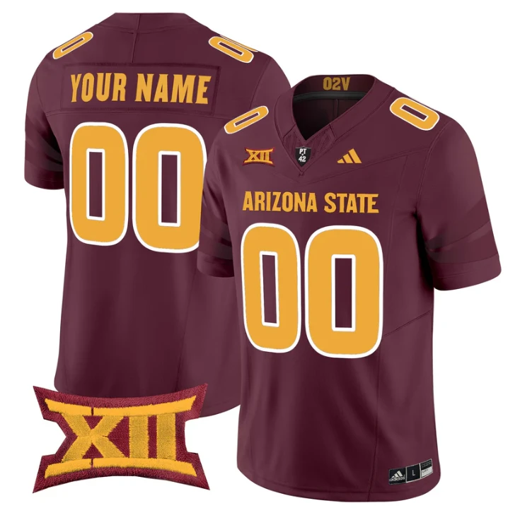 Custom Arizona State Sun Devils Jersey 2025 Vapor Limited Stitched by My Store NCAA Football Jerseys