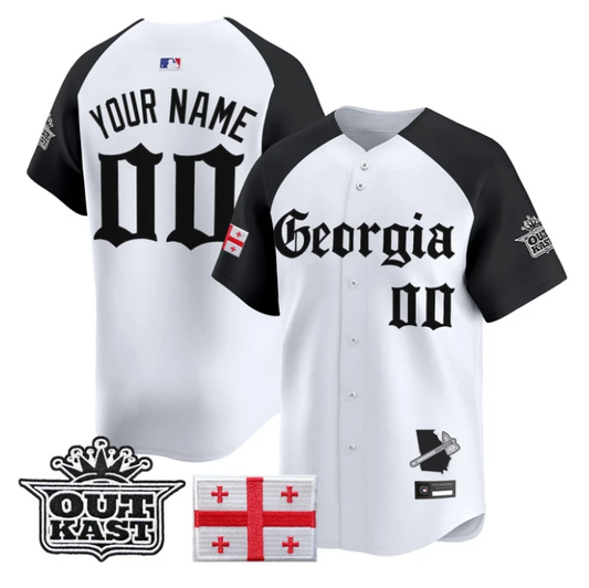 Custom Atlanta Braves Jersey Name, Number Georgia Outkast Gothic Stitched by My Store