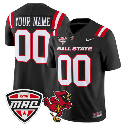 Custom Ball State Cardinals Jersey 2025 Vapor Limited Stitched by My Store NCAA Football Jerseys