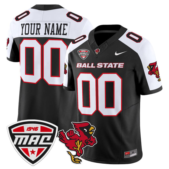 Custom Ball State Cardinals Jersey 2025 Vapor Limited Stitched by My Store NCAA Football Jerseys