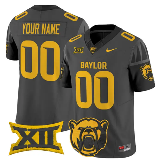 Custom Baylor Bears Jersey Name, Number 2026 Vapor Limited Stitched by My Store NCAA Football Jerseys