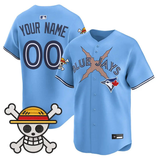 Custom Blue Jays Jersey Name, Number One Piece Premier Limited Stitched by My Store