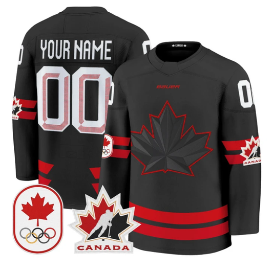 Custom Canada Olympic Jersey Name, Number 2026 Premium Hockey All Stitched by Hockey David