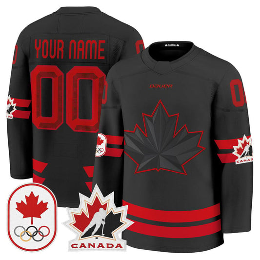Custom Canada Olympic Jersey Name, Number Premium Hockey 2026 Stitched by Hockey David