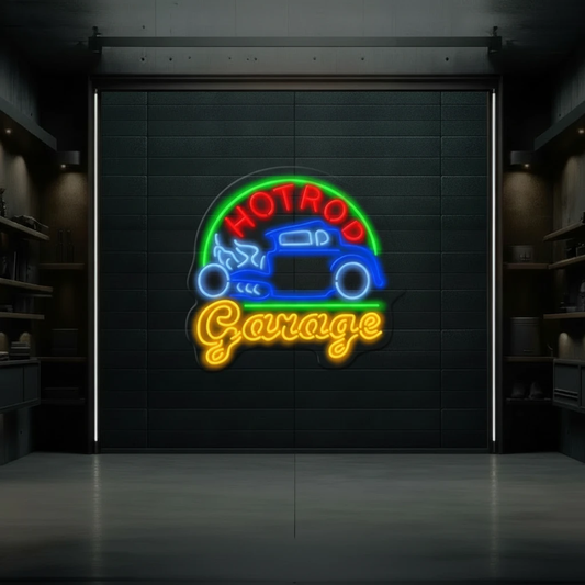 Custom Car Led Neon Sign Garage Room Decor Sign by Neonchics