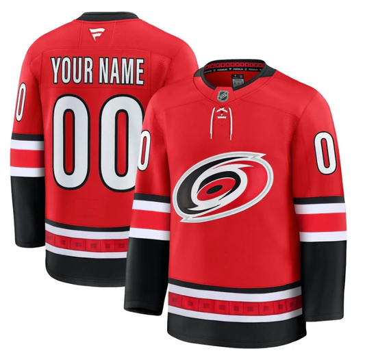 Custom Carolina Hurricanes Jersey Name, Number 2025 - 26 Premium Stitched by Hockey David