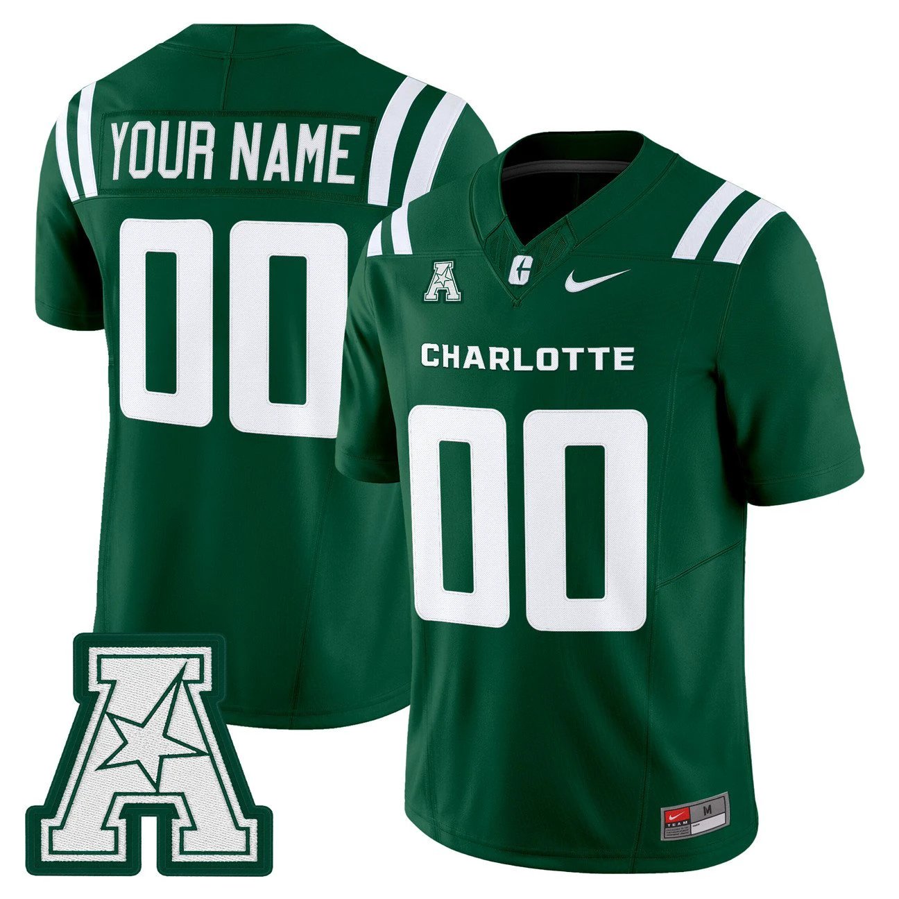Custom Charlotte 49ers Jersey Name, Number 2025 Vapor Limited Stitched by My Store NCAA Football Jerseys