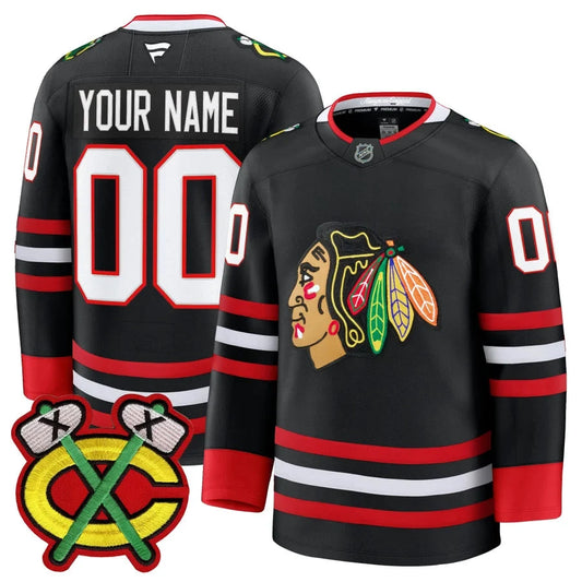 Custom Chicago Blackhawks Jersey 2025-26 Premium Stitched by Hockey David