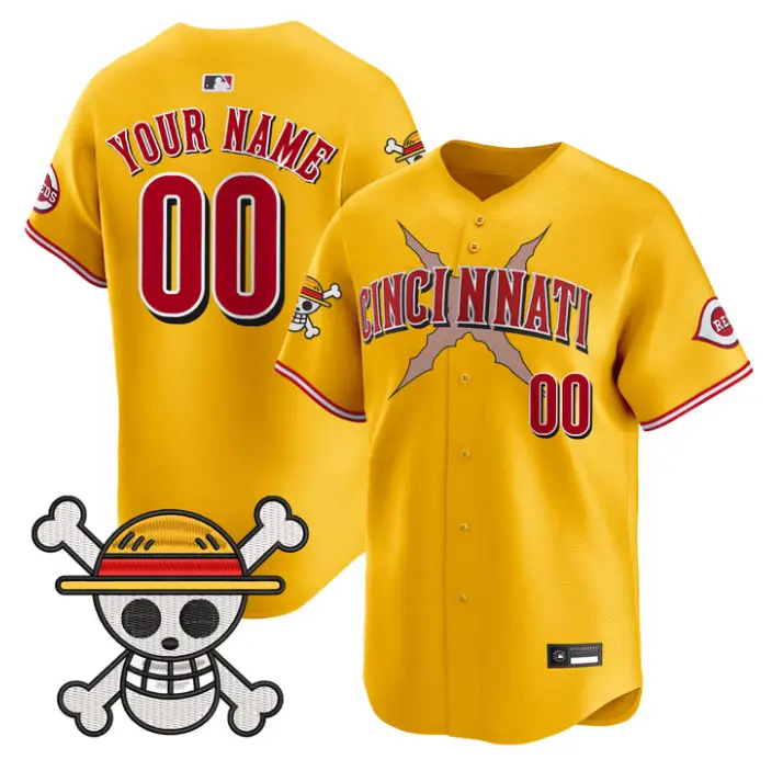 Custom Cincinnati Reds Jersey Name, Number One Piece Premier Stitched by My Store