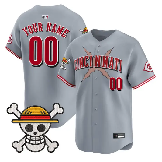 Custom Cincinnati Reds Jersey Name, Number One Piece Premier Stitched by My Store