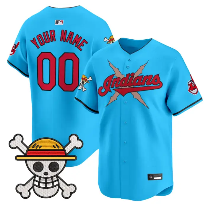 Custom Cleveland Indians Jersey Name, Number One Piece Premier Stitched by My Store
