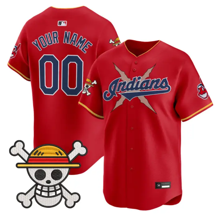 Custom Cleveland Indians Jersey Name, Number One Piece Premier Stitched by My Store