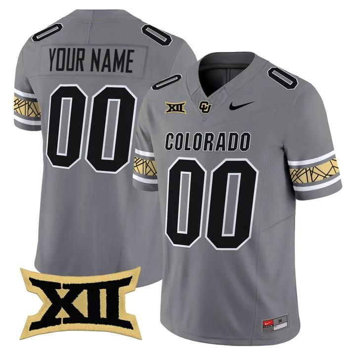 Custom Colorado Buffaloes Jersey 2025 Vapor Limited V2 Stitched by My Store NCAA Football Jerseys