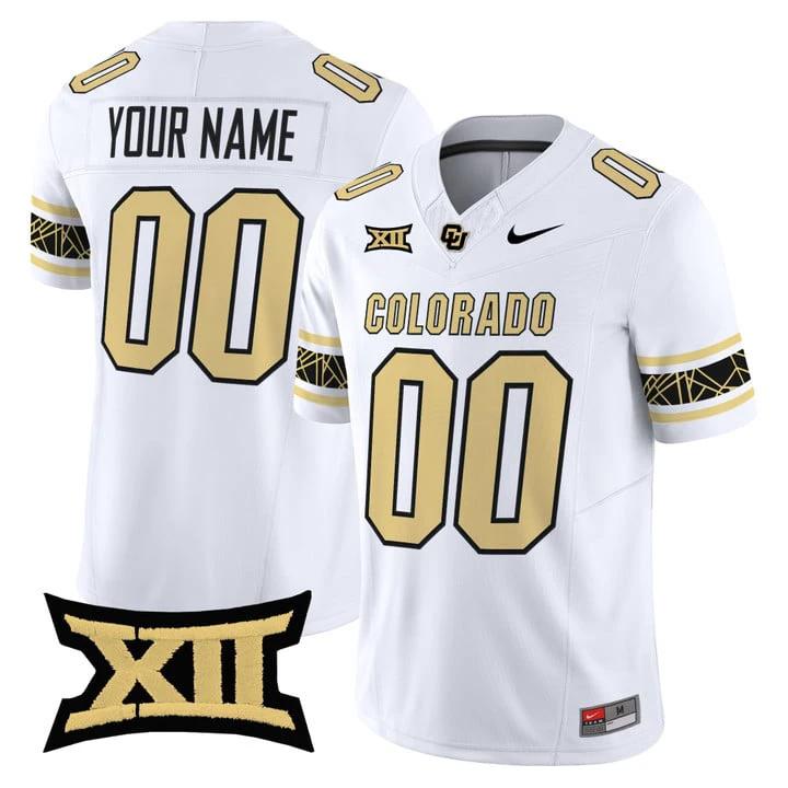 Custom Colorado Buffaloes Jersey 2025 Vapor Limited V2 Stitched by My Store NCAA Football Jerseys
