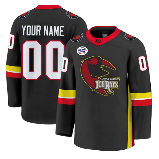 Custom Corpus Christi IceRays Hockey Jersey Name, Number All Stitched by Hockey David