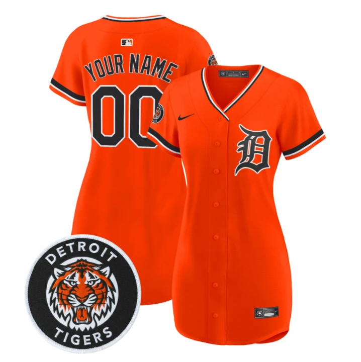 Custom Detroit Tigers Jersey 2026 Alternate Baseball Dress All Stitched by My Store
