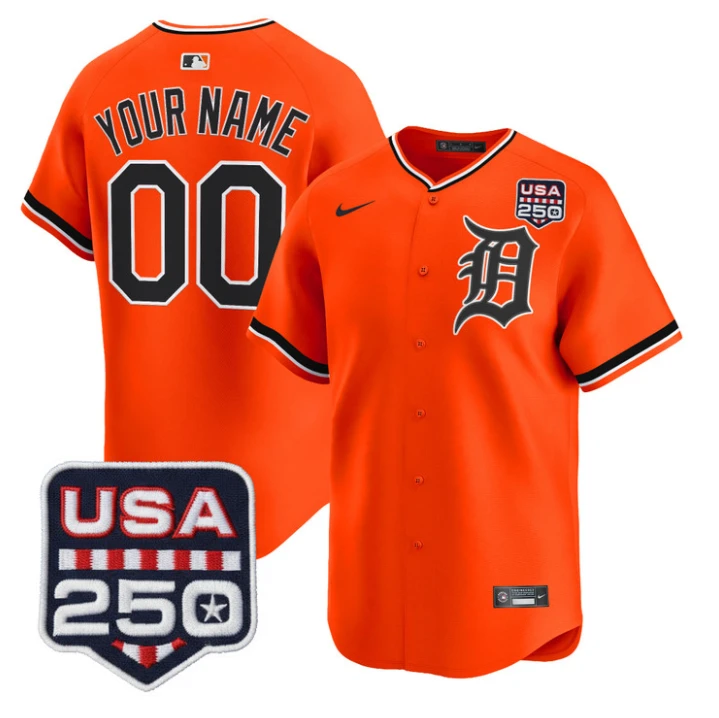 Custom Detroit Tigers Jersey 2026 Alternate Vapor Premier Limited Stitched by My Store