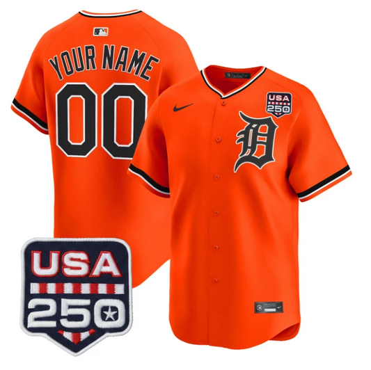 Custom Detroit Tigers Jersey 2026 Alternate Vapor Premier Limited Stitched by My Store