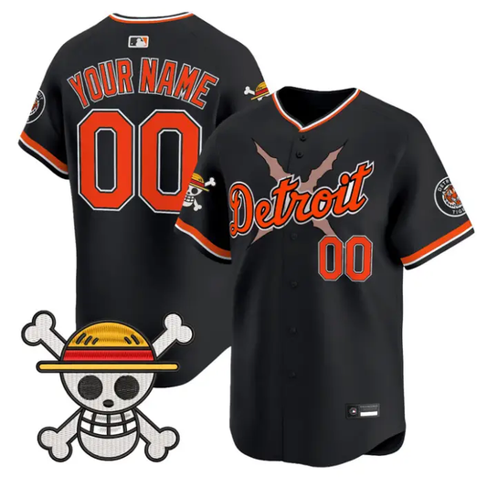 Custom Detroit Tigers Jersey One Piece Vapor Premier Limited Stitched by My Store