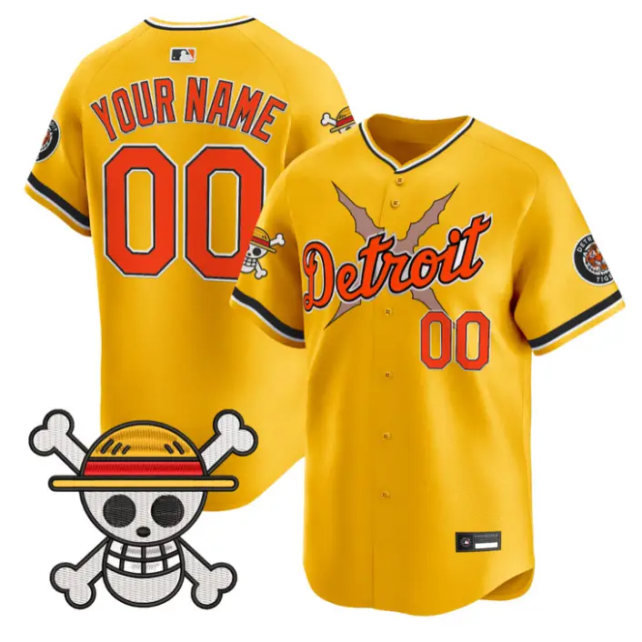 Custom Detroit Tigers Jersey One Piece Vapor Premier Limited Stitched by My Store