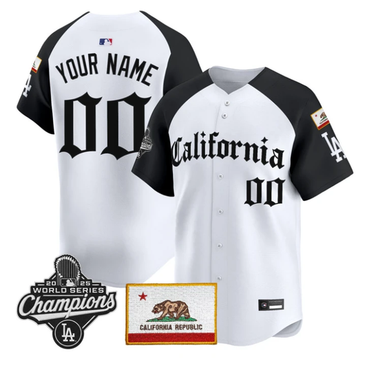 Custom Dodgers Jersey Name, Number California Gothic Edition Stitched by My Store