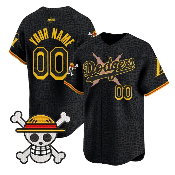 Custom Dodgers Jersey Name, Number One Piece Mamba Premier Stitched by My Store