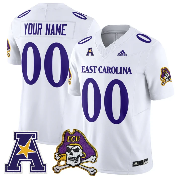 Custom East Carolina Pirates Jersey Name, Number 2025 Limited Stitched by My Store NCAA Football Jerseys