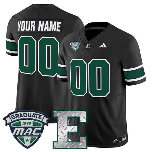 Custom Eastern Michigan Eagles Jersey 2025 Vapor Limited All Stitched by My Store NCAA Football Jerseys