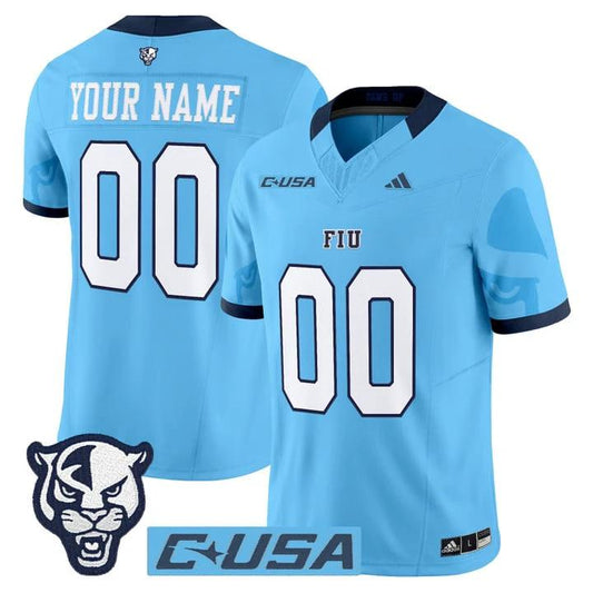 Custom Florida International Panthers Jersey 2025 Limited Stitched by My Store NCAA Football Jerseys