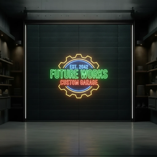 Custom Garage Neon Sign Car Service Decor Sign by Neonchics